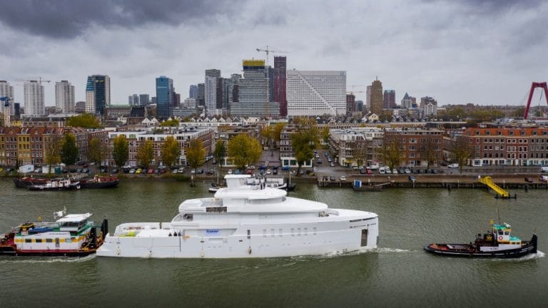 New Feadship explorer starts outfitting journey
