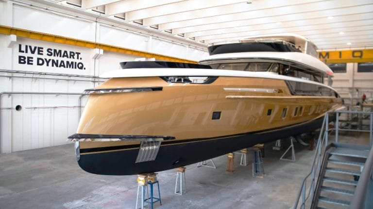 DYNAMIQ’s flagship Stefania ready for launch in Tuscany