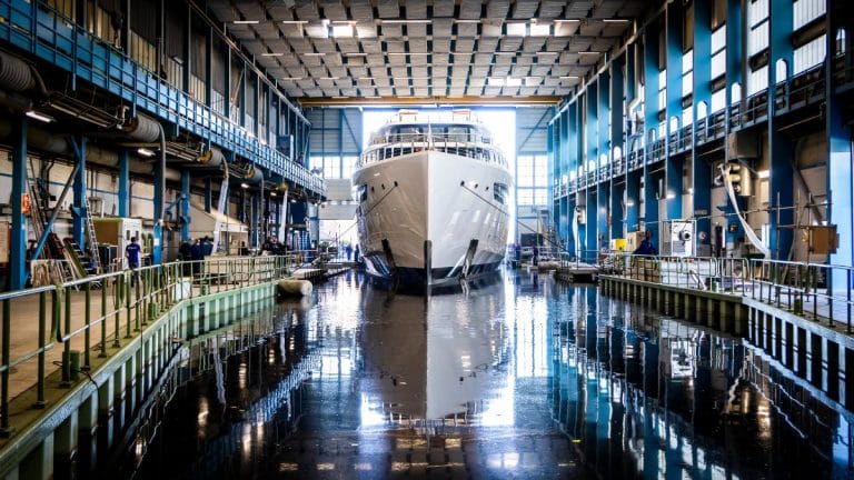 Groundbreaking eco-friendly Feadship seen for first time