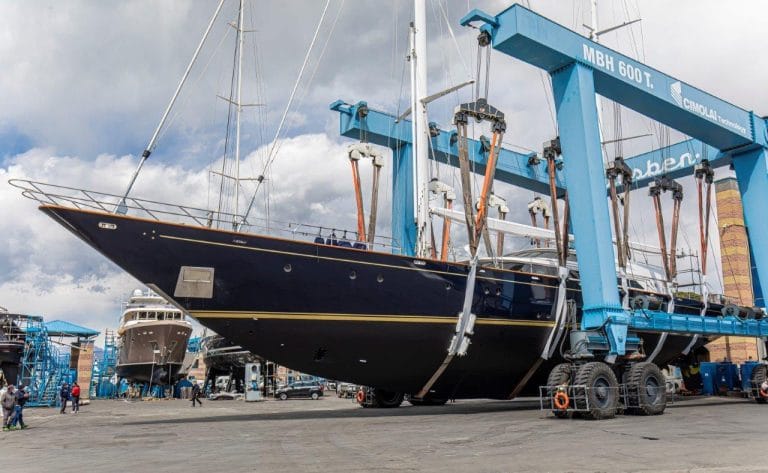 Lusben Completes The Refit of “Morning Glory” 48 Meter Perini Navi Sailing Superyacht