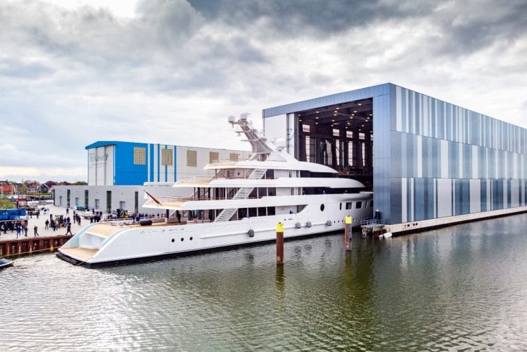 Pure Bliss: Feadship launches 95-metre hybrid motoryacht