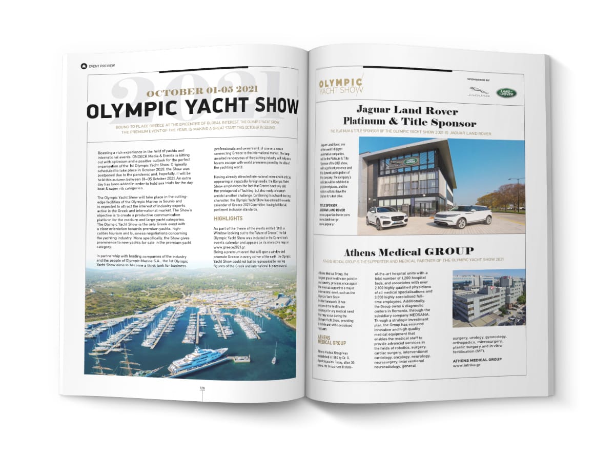 OLYMPIC YACHT SHOW | 1-5 October 2021