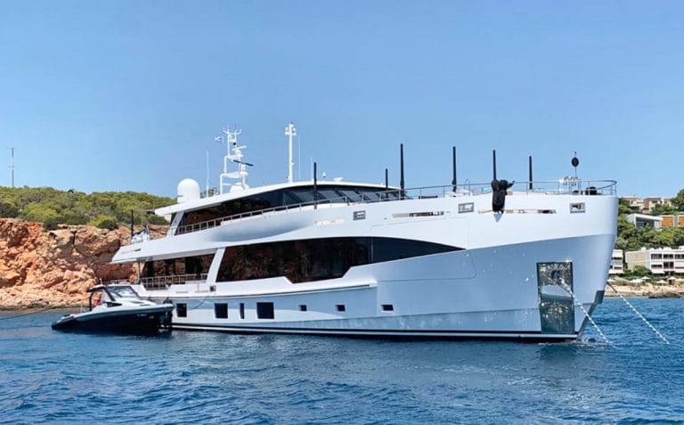 The New 41m M/Y Fifty-Five with Hot Lab