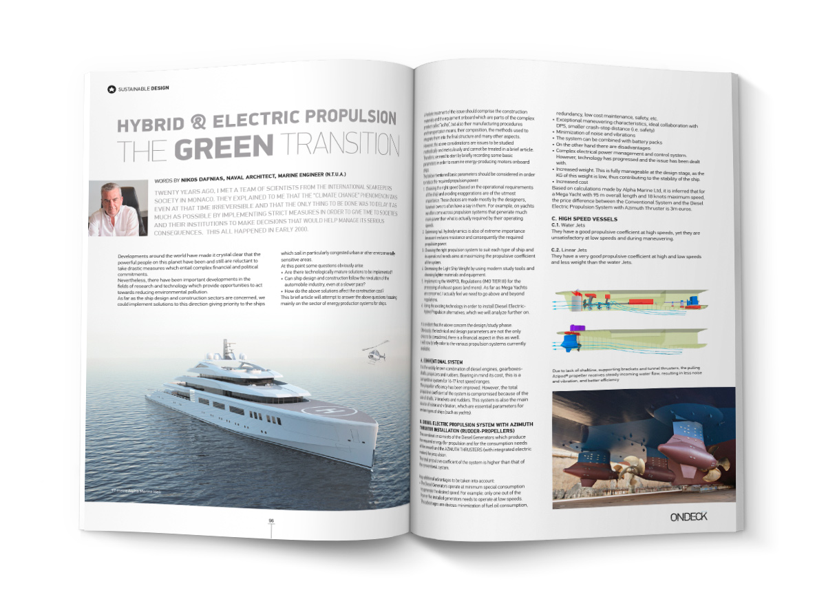 HYBRID & ELECTRIC PROPULSION   by N. DAFNIAS/ALPHA MARINE LTD