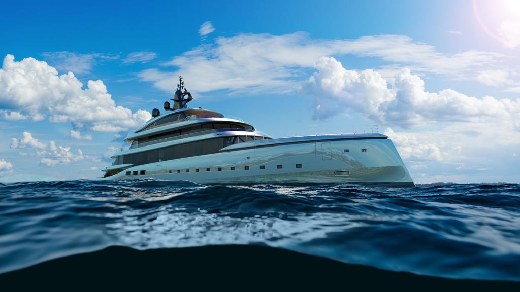 Azure Yacht Design KENSHO 00 Low bow shot 3