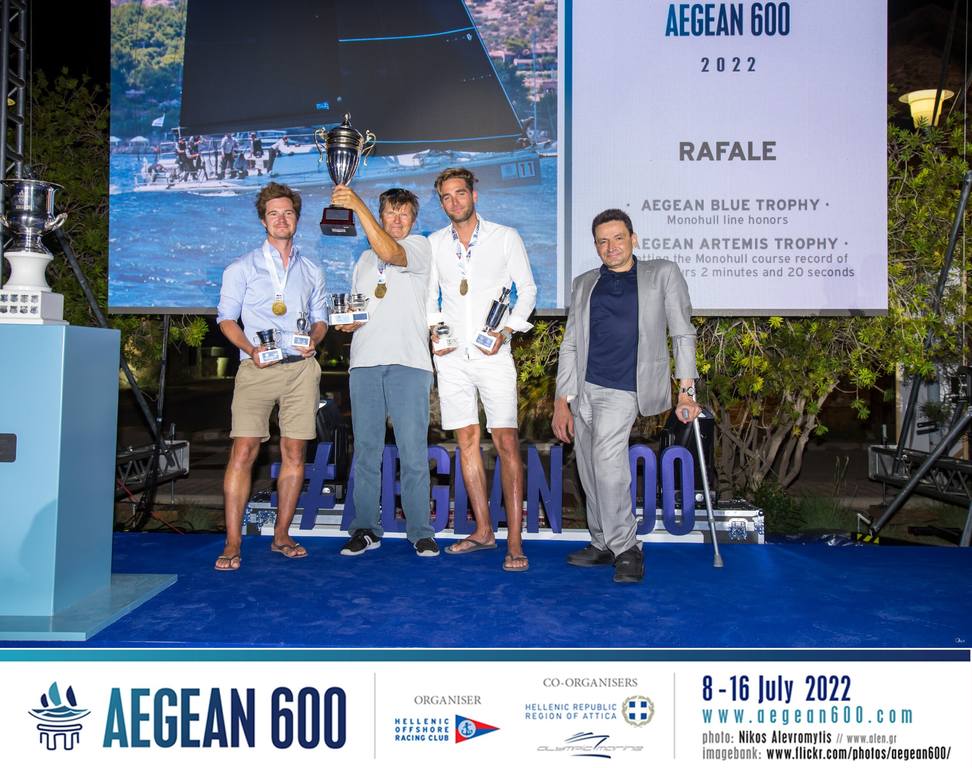 Podium finishers AEGEAN 600 2 5