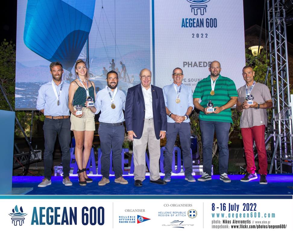 Podium finishers AEGEAN 600 4 3