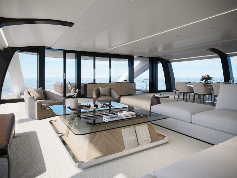 Feadship x Eidsgaard EXPV Observation lounge FWD