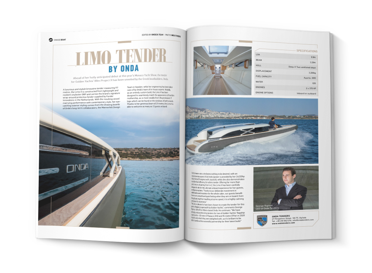 LIMO TENDER by ONDA