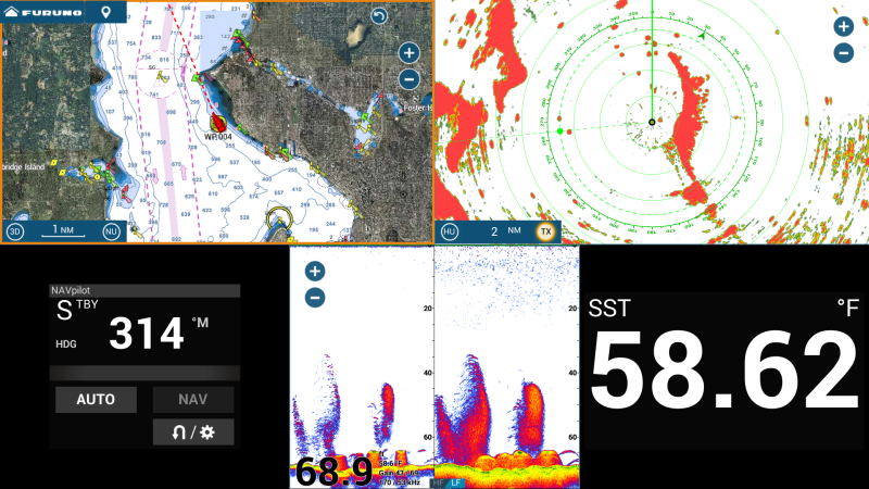 NavNet TZtouch3 Follow It Helm