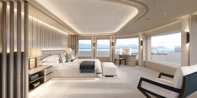 827 Sakura owners stateroom copyright Feadship