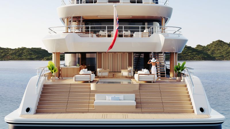 827 Sakura swim platform 2 copyright Feadship