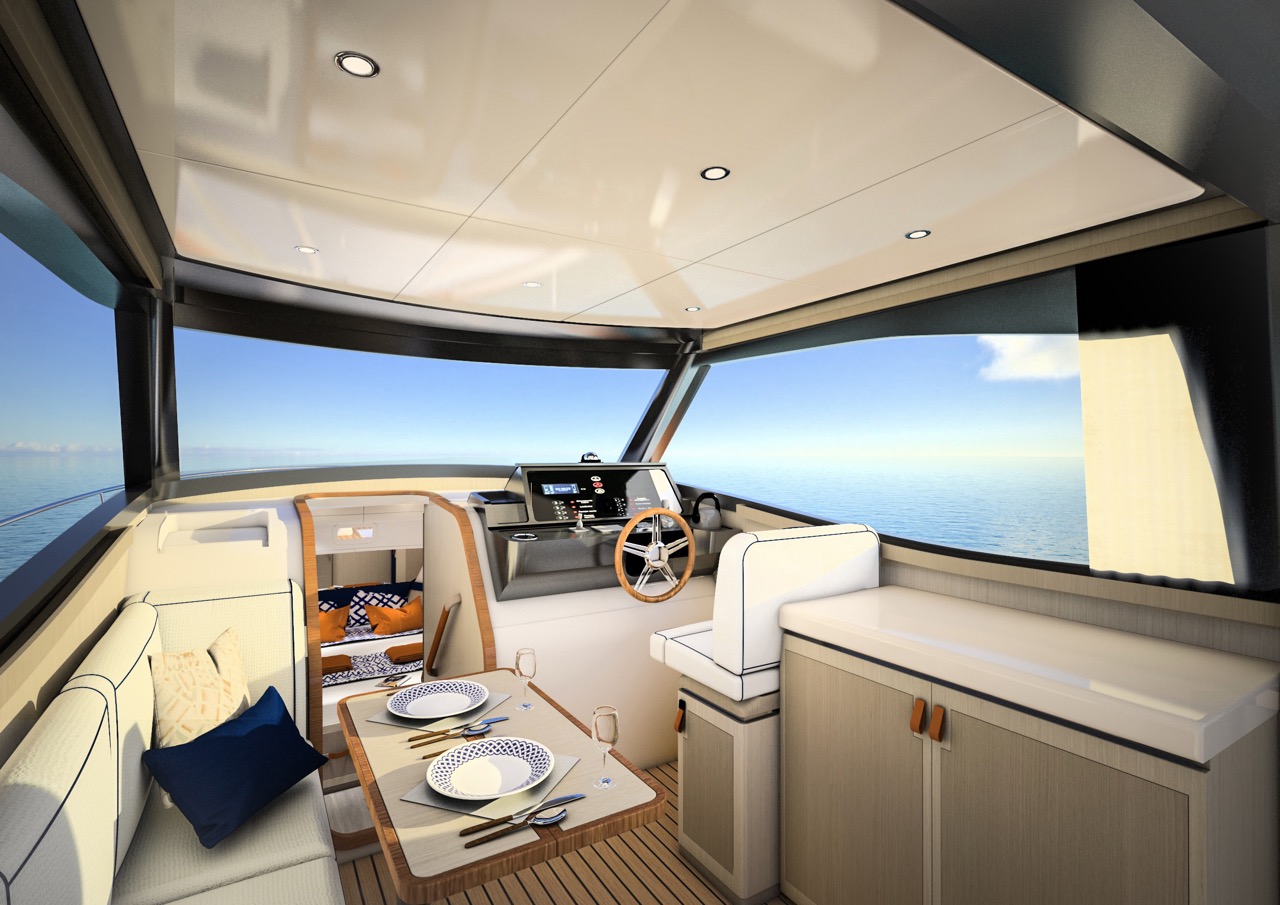 Apreamare Gozzo 35 Cabin interiors2