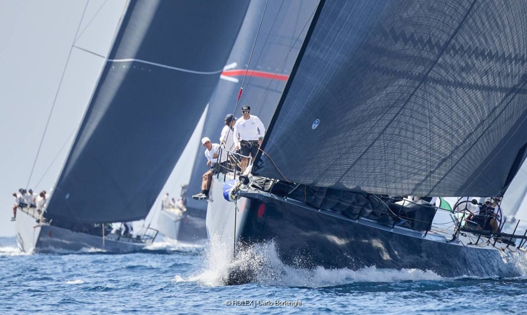 Peter Harburg’s Australian 100-footer takes Line Honours in the Rolex Giraglia 70