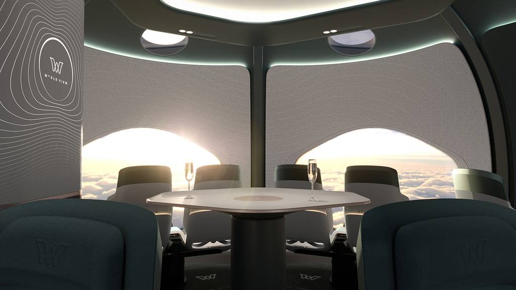 Rendering Capsule Interior Seats Outward Facing 4