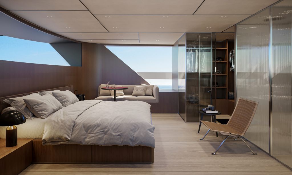 Sanlorenzo SX100 owners cabin