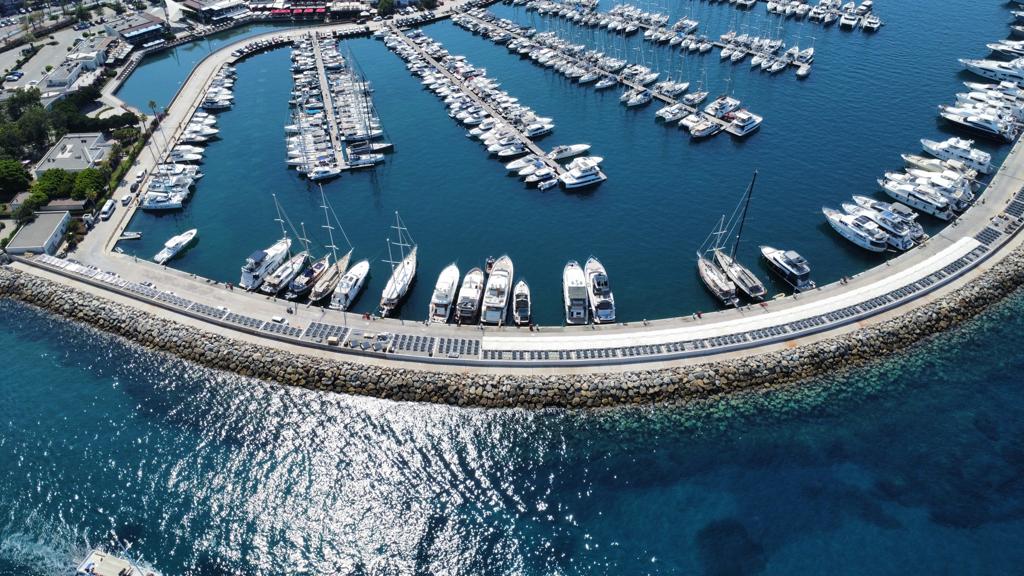 Solar panels at D Marin Turgutreis Marina 2