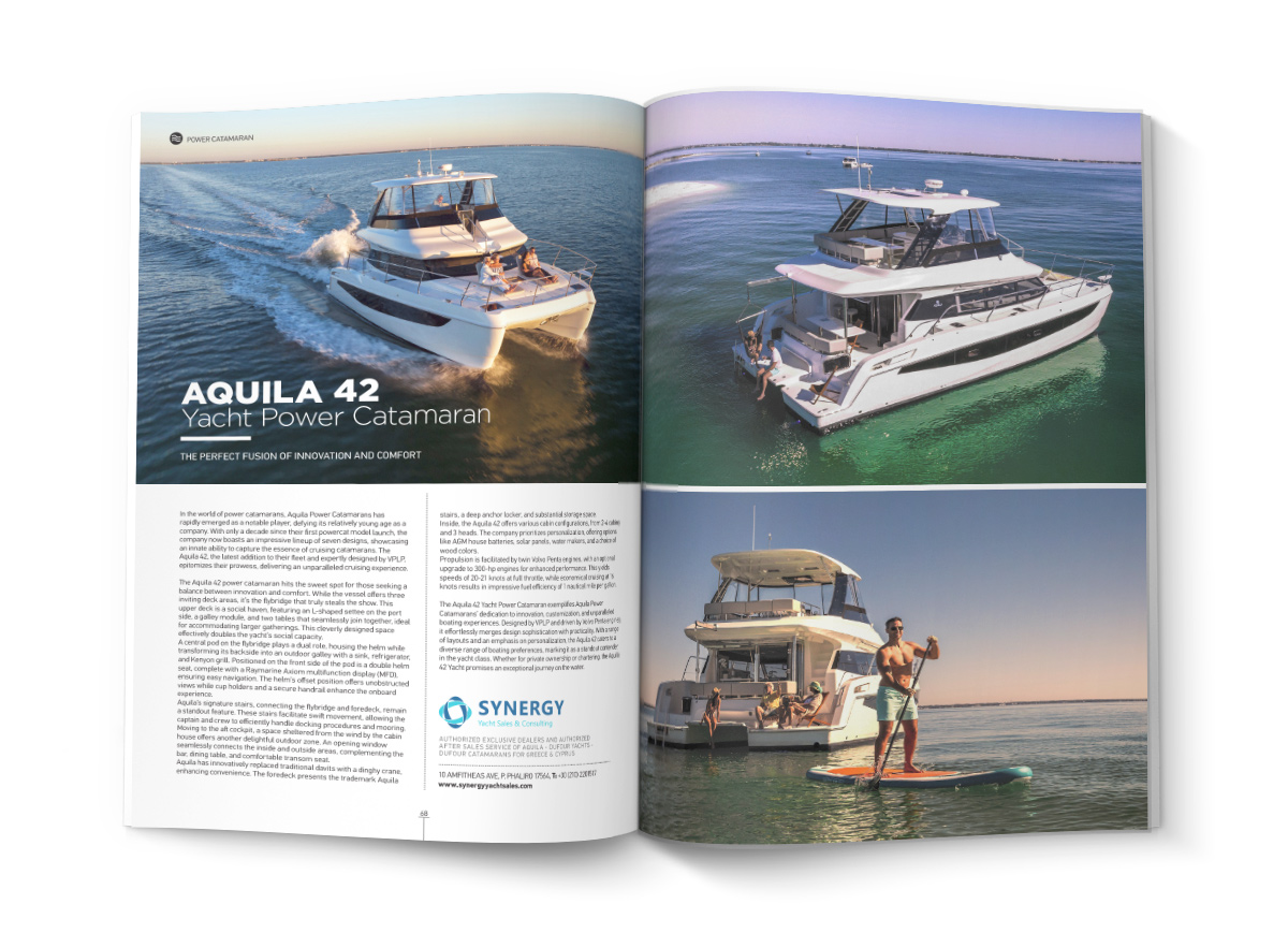 AQUILA 42 YACHT POWER CATAMARAN