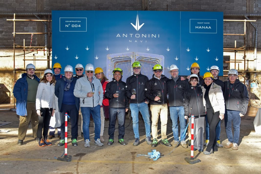 Antonini Navi: Celebrates the keel-laying of Explorer Yacht 32 M