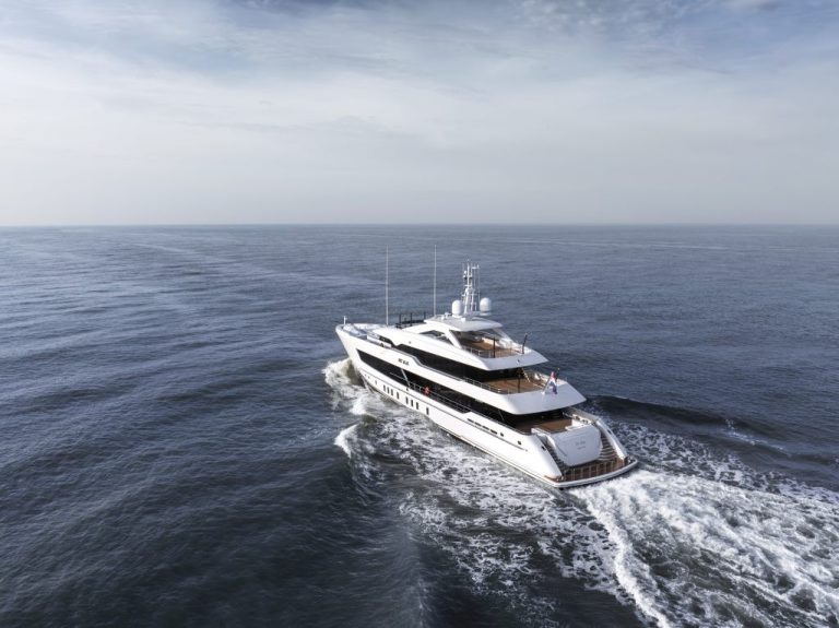 Heesen First Yacht of 2024 Iris Blue