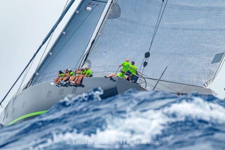 The stunning island of Antiparos hosted the Cyclades Cup