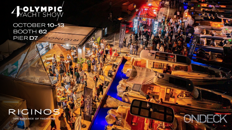 RIGINOS Yachts: Παρουσία με 8 σκάφη στο 4ο Olympic Yacht Show