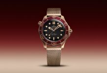 Το OMEGA Seamaster Diver 300M σε Bronze Gold και Burgundy