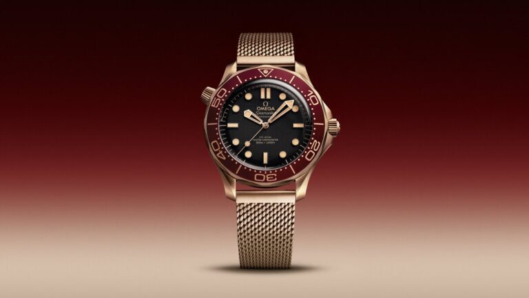 Το OMEGA Seamaster Diver 300M σε Bronze Gold και Burgundy