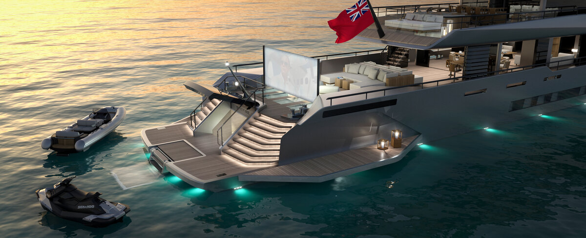 ARES Yachts unveils interiors of 50.55m SPITFIRE superyacht project