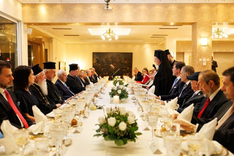 150 Χρόνια Αθηναϊκή Λέσχη: Επίσημο δείπνο προς τιμήν του Οικουμενικού Πατριάρχη