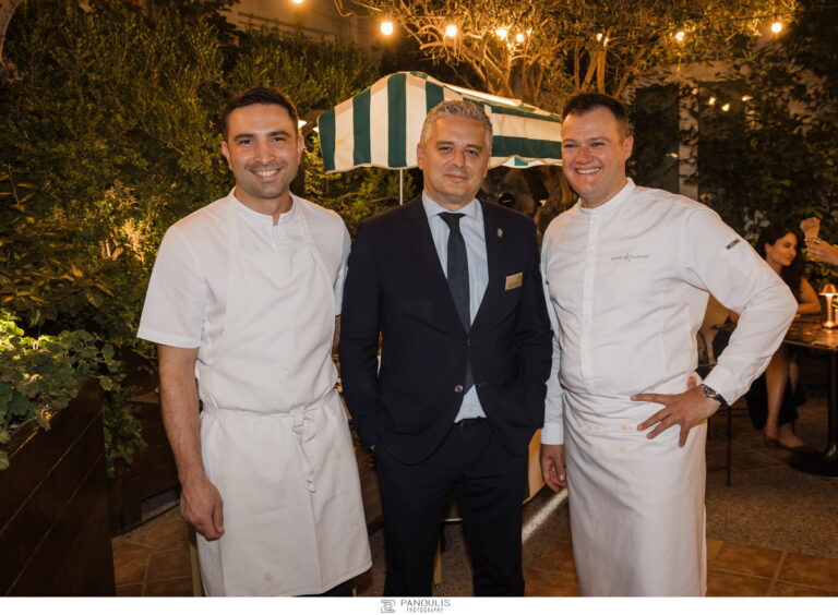 Αλέξανδρος Κούφας (Pastry Chef), Ευάγγελος Ψωφίδης, Αστέριος Κουστούδης, Executive Chef