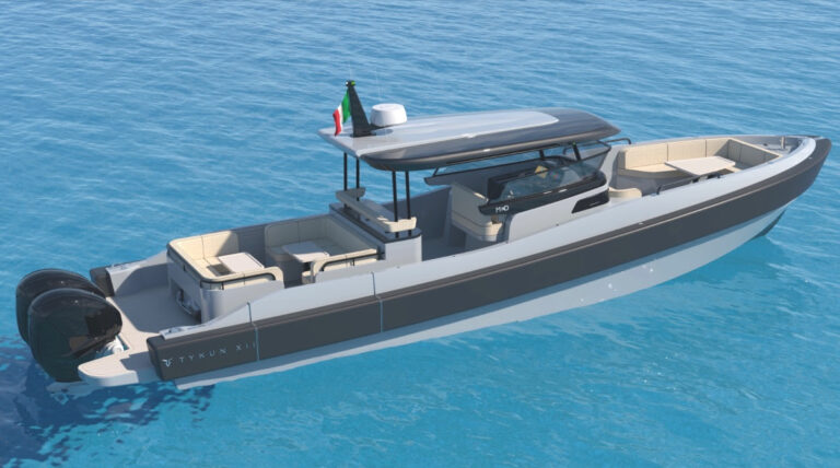 Introducing TYKUN ultra-performing chase boats designed by Tommaso Spadolini