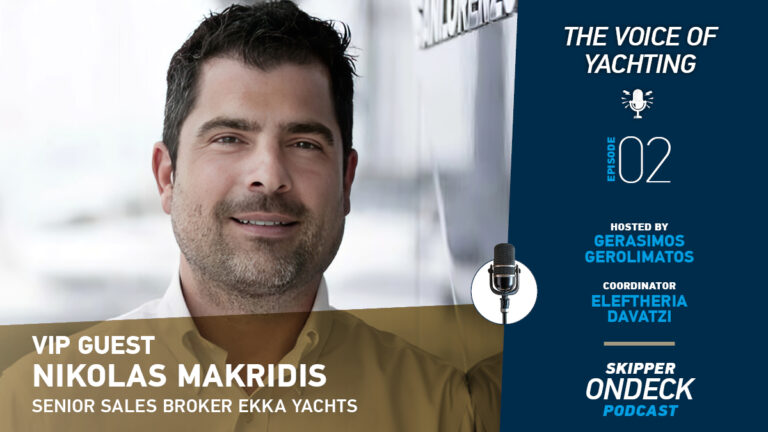 Ολοκληρώθηκε το 2ο επεισόδιο του Podcast με καλεσμένο τον Νικόλαο Μακρίδη της EKKA Yachts
