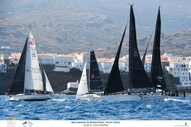 58ος Eurobank Διεθνής Ιστιοπλοϊκός Αγώνας Άνδρου “Ι. Β. Γουλανδρής”»: Αναβολή της εκκίνησης για την 29η Αυγούστου εξαιτίας των ισχυρών ανέμων