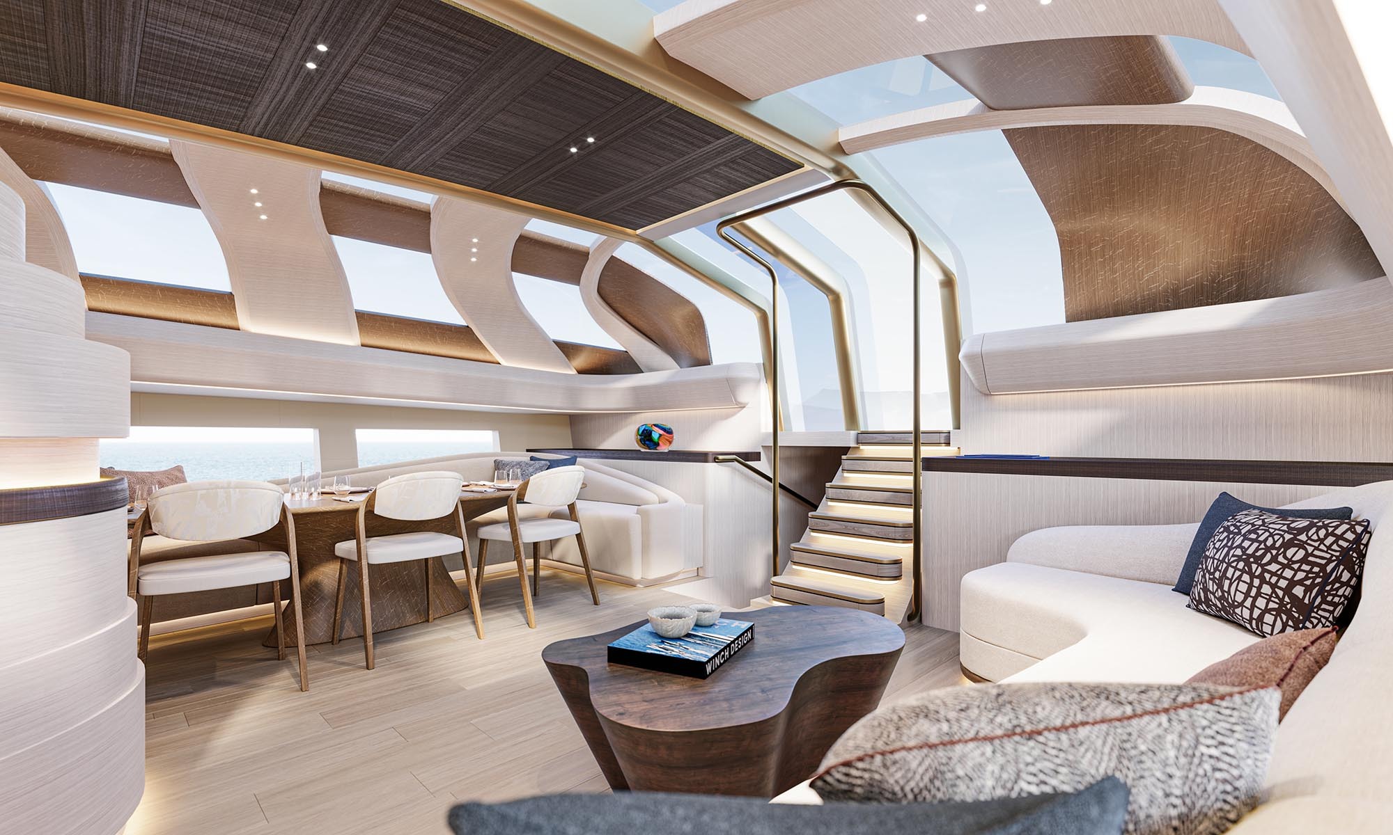 Winch Design reveals brand new 35m sailing yacht concept Flowform