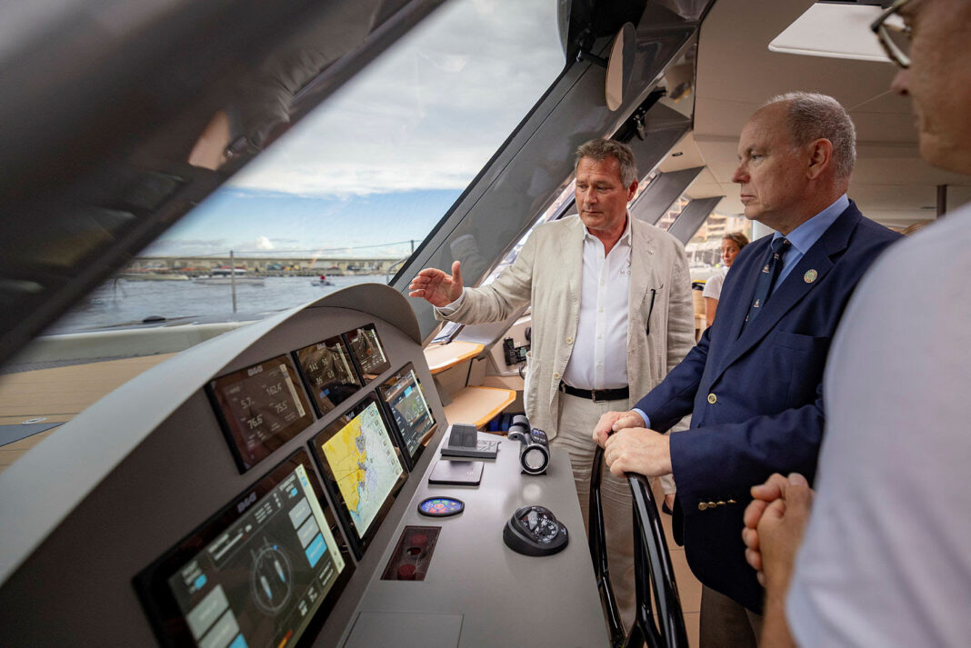 H.S.H. Prince Albert II of Monaco launches Mission Greece with the MODX 70