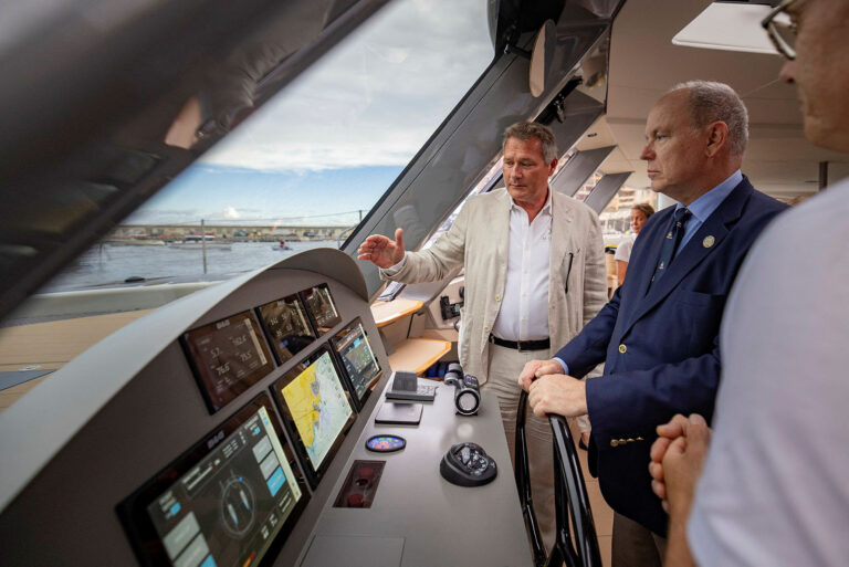 H.S.H. Prince Albert II of Monaco launches Mission Greece with the MODX 70