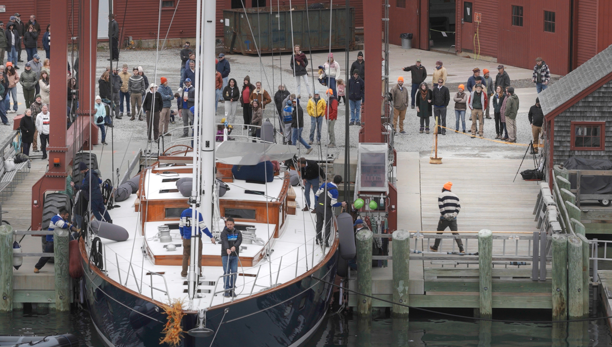 Rockport Marine launches Project Ouzel modern classic sailing superyacht