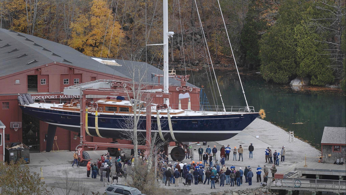 Rockport Marine launches Project Ouzel modern classic sailing superyacht
