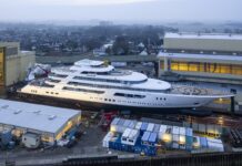 Lürssen launches 117m BOARDWALK