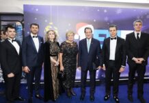 Παύλος Ευθυμίου, Γεν. Διευθυντής & Ταμίας Ε.ΕΝ.Ε., Θωμάς Αποστολίδης - Γεν. Γραμματέας Ε.ΕΝ.Ε, Σοφία Κουνενάκη - Εφραίμογλου- Αντιπρόεδρος Ε.ΕΝ.Ε., Άντρη & Νίκος Αναστασιάδης, Πρώην Πρόεδρος της Κυπριακής Δημοκρατίας με τη σύζυγό του, Βασίλης Αποστολόπουλος, Επίτιμος Πρόεδρος Ε.ΕΝ.Ε., Αλέξανδρος Αγγελόπουλος - Αντιπρόεδρος Ε.ΕΝ.Ε.