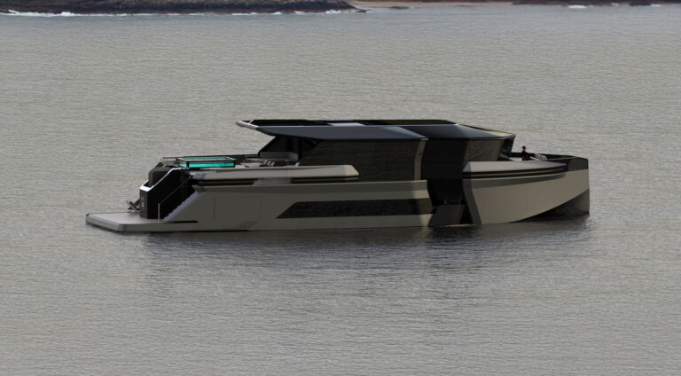 Foiler unveils the world’s first 28m private foiling yacht Ghost