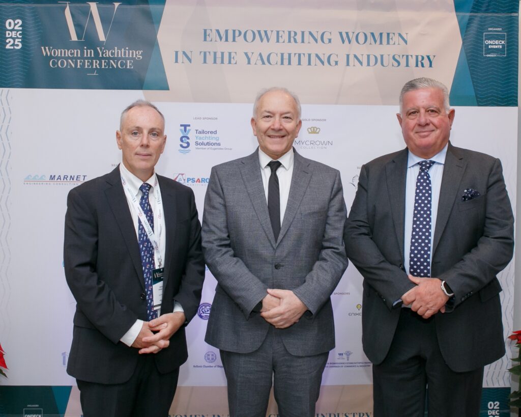 Γεράσιμος Γερολυμάτος Director Ondeck Media & Events, Στέφανος Γκίκας Υφυπουργός Ναυτιλίας και Νησιωτικής Πολιτικής, Βασίλης Πολίτης Αντιπρόεδρος ΝΕΕ – Πρόεδρος CEO MSI HELLAS & ΜΑΡΙΝΑΣ ΠΕΔΙ ΣΥΜΗΣ Γεράσιμος Γερολυμάτος Director Ondeck Media & Events, Στέφανος Γκίκας Υφυπουργός Ναυτιλίας και Νησιωτικής Πολιτικής, Βασίλης Πολίτης Αντιπρόεδρος ΝΕΕ – Πρόεδρος CEO MSI HELLAS & ΜΑΡΙΝΑΣ ΠΕΔΙ ΣΥΜΗΣ