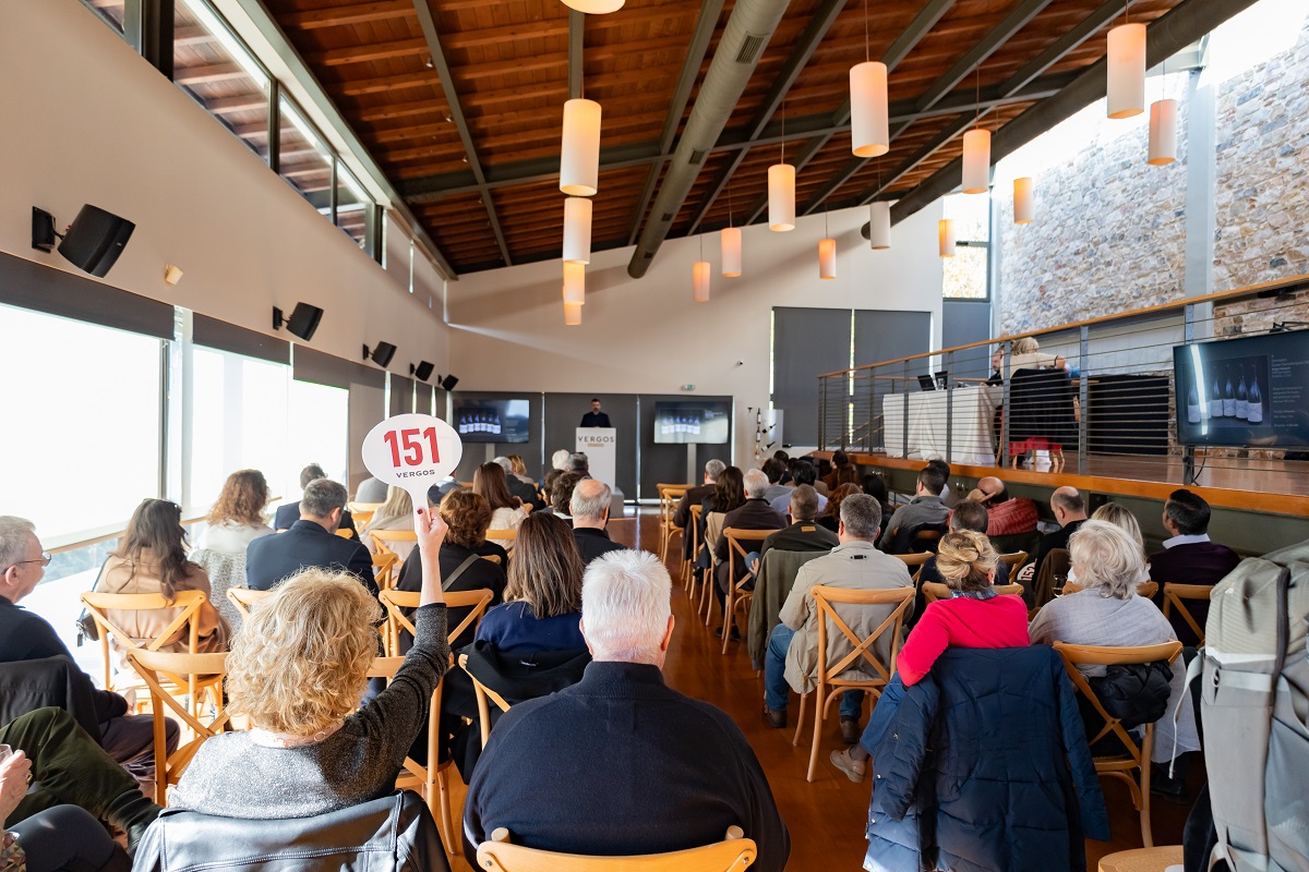 Δυναμική εκκίνηση για την πρώτη δημοπρασία ελληνικών κρασιών της VERGOS Auctions