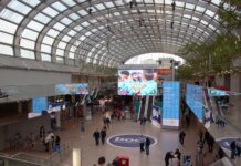 Exhibition halls filled with sport, fun and holiday spirit