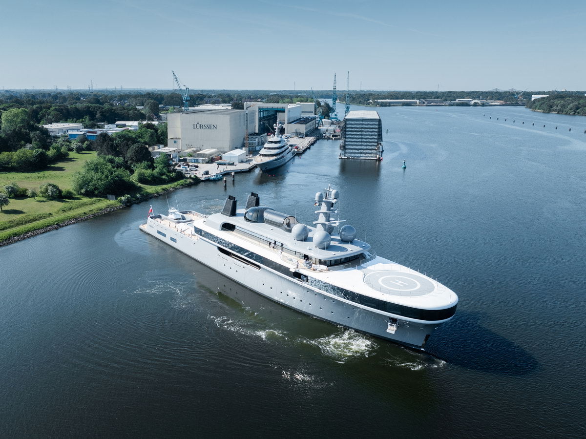 Lürssen delivers 114m NAUSICAÄ