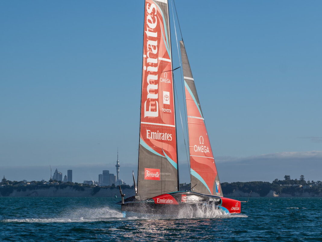 Emirates Team New Zealand AC75 Taihoro