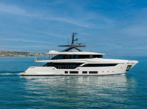 Custom Line Navetta 35 given her world premiere at the Cannes Yachting Festival