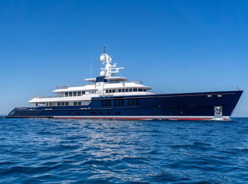 CRN delivers the 70 metre custom superyacht Cerulean