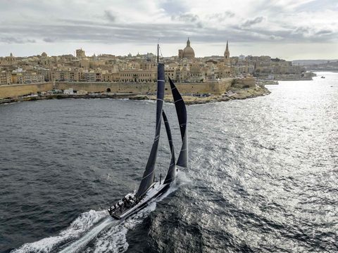 47th Rolex Middle Sea Race: Black Jack 100 takes Monohull Line Honours